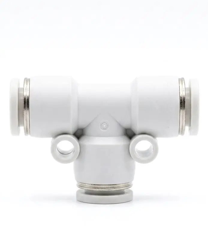 PE-08 AIRMIXS Union Tee Push-to-Connect Pneumatic Fitting