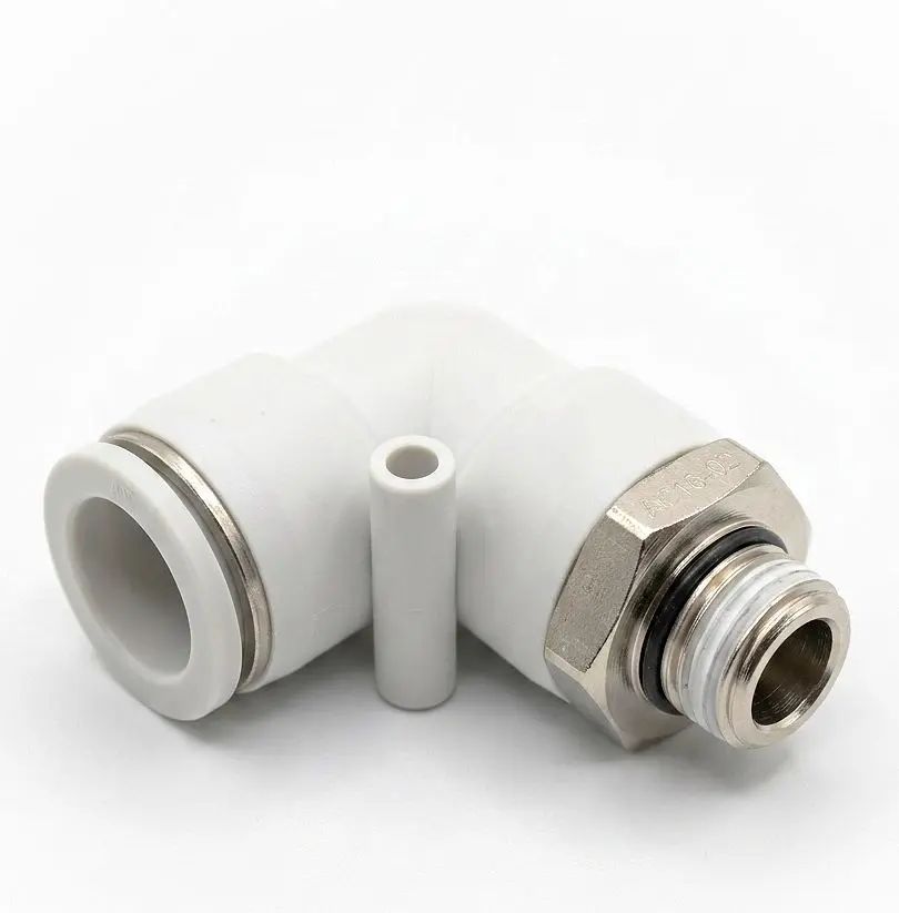 AIRMIXS PL16-02 Male Elbow Pneumatic Push-in Fitting