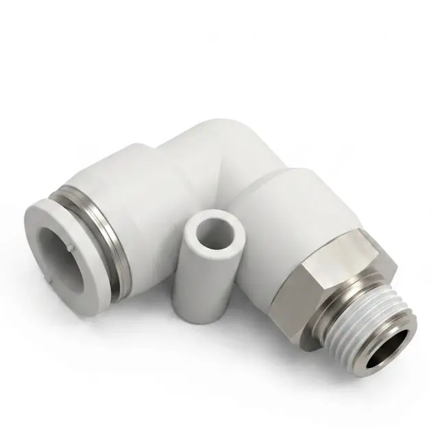 AIRMIXS PL08-01 Male Elbow Pneumatic Push-in Fitting