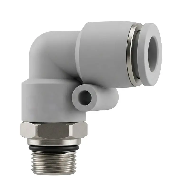 [PL06-M6] AIRMIXS PL06-M6 Male Elbow Pneumatic Push-in Fitting