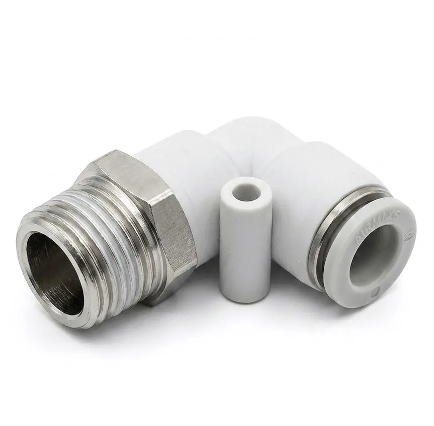 AIRMIXS PL06-01 Male Elbow Pneumatic Push-in Fitting