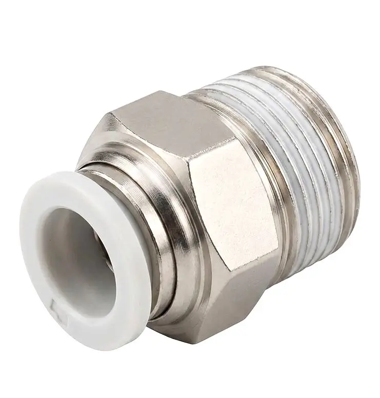 AIRMIXS PC12-04 Straight Male Connector