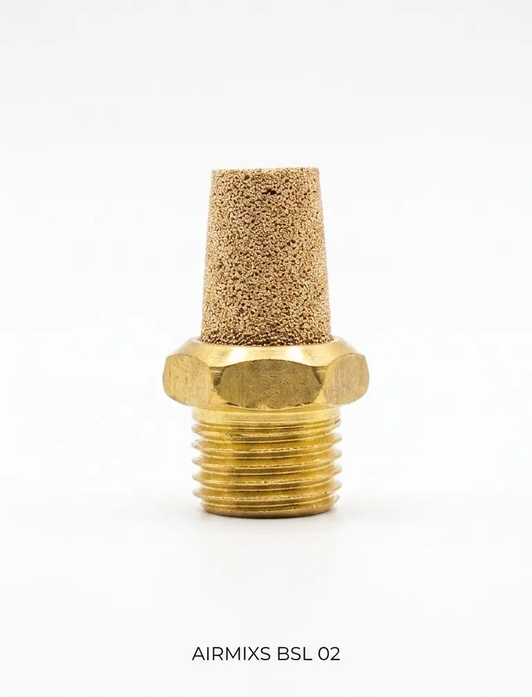 AIRMIXS BSL-02 Conical Pneumatic Silencer 