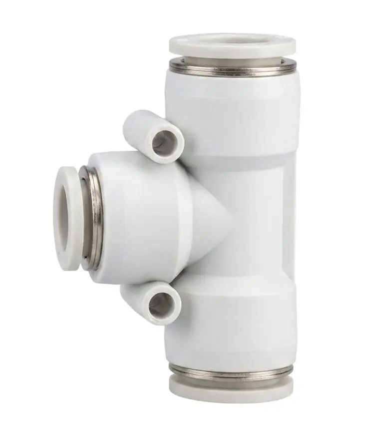 AIRMIXS PEG 16-12 Reducing Union Tee Pneumatic Push-in Fitting