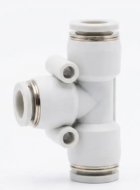 AIRMIXS PEG 08-06 Reducing Union Tee Pneumatic Push-in Fitting