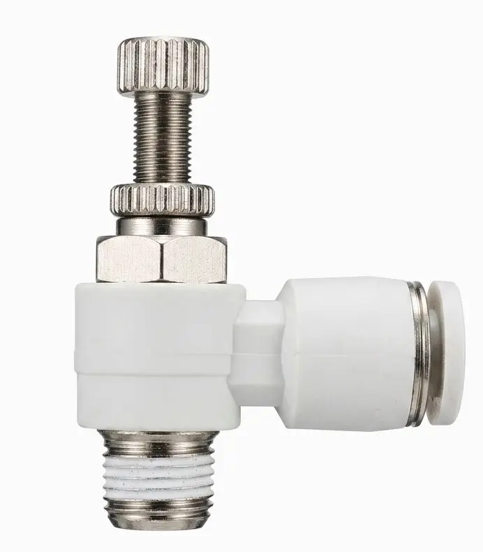 SL06-02 AIRMIXS Speed Controller Elbow Pneumatic Flow Control Valve