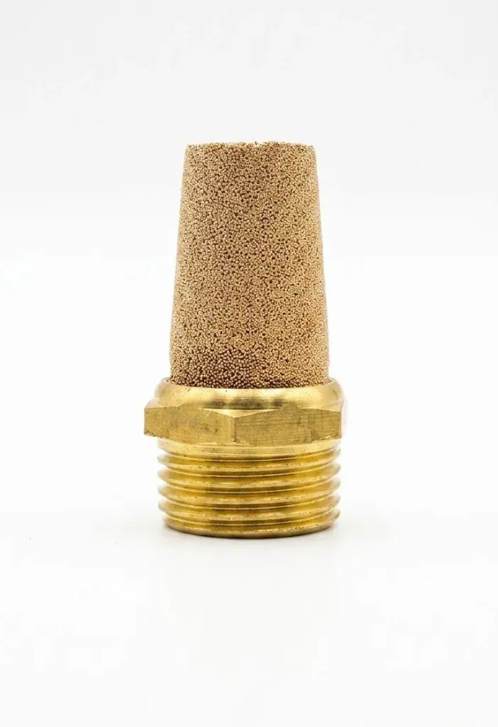 BSL-04 1/2" AIRMIXS Sintered Brass Pneumatic Silencer