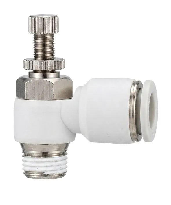SL10-02 AIRMIXS Speed Controller Elbow Pneumatic Flow Control Valve