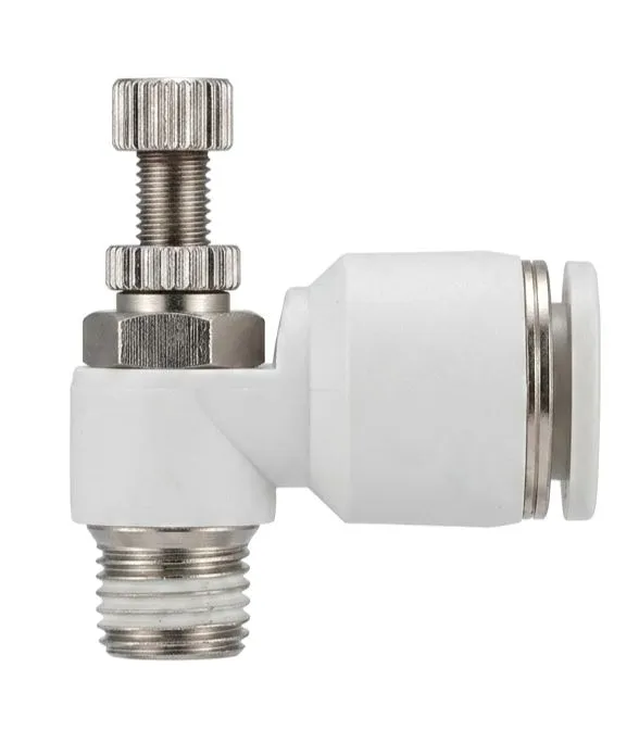 AIRMIXS SL 10-01 Speed Controller Elbow Pneumatic Flow Control Valve