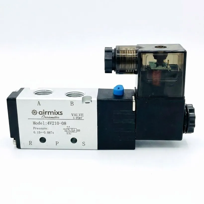 4V210-08 DC 24V AIRMIXS Pneumatic Solenoid Valve