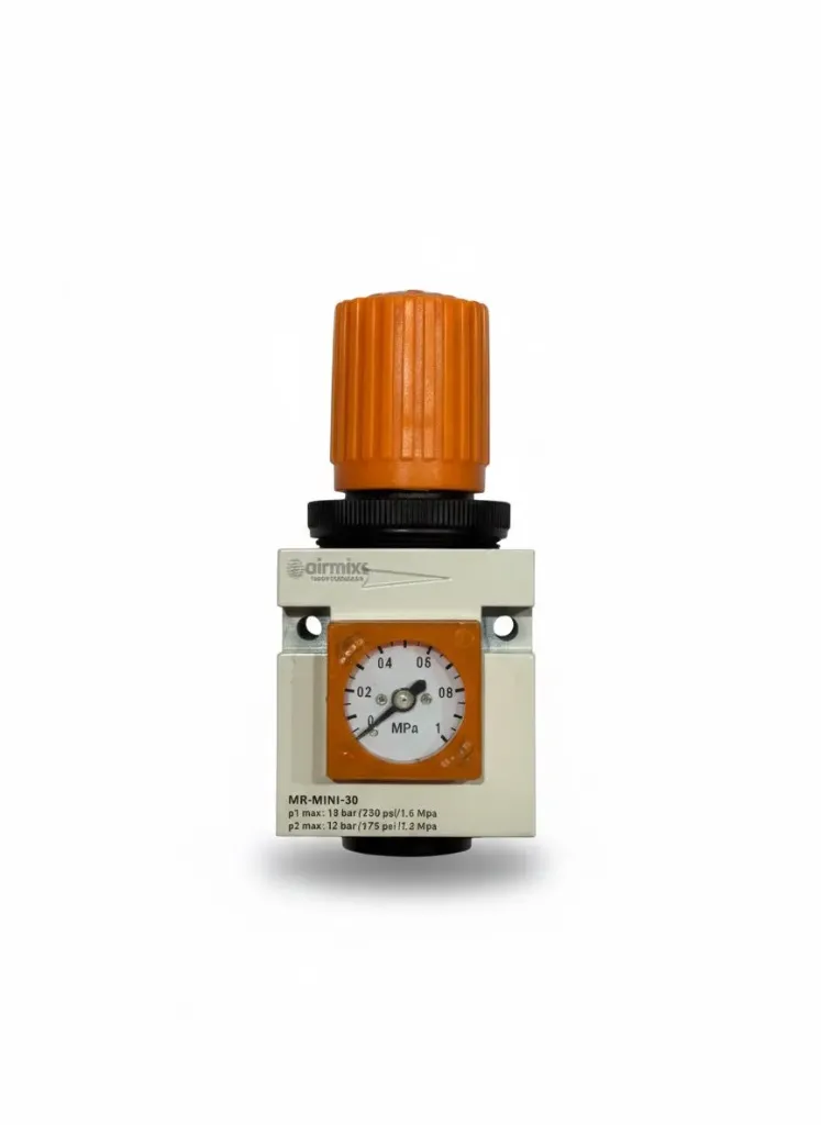 MR-MINI-30 AIRMIXS High-Pressure Regulator 3/8" (Orange Knob Series)