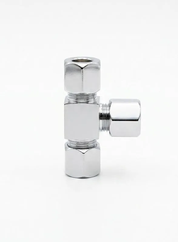 AIRMIXS TKT-PE 6MM Brass Union Tee Compression Fitting