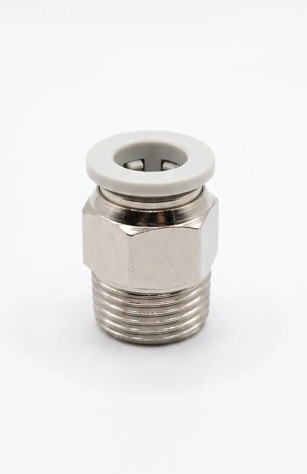 AIRMIXS PC-3/8-1/8 Push-to-Connect Pneumatic Male Straight Connector
