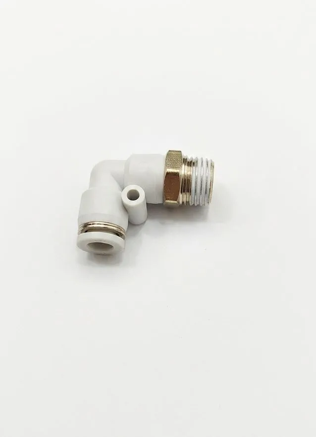 AIRMIXS PL-1/4-1/4 Push-to-Connect Pneumatic Male Elbow Fitting