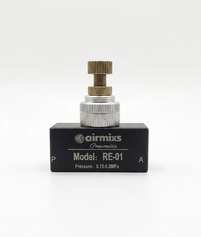 AIRMIXS RE-01 Pneumatic Flow Control Valve (1/8")