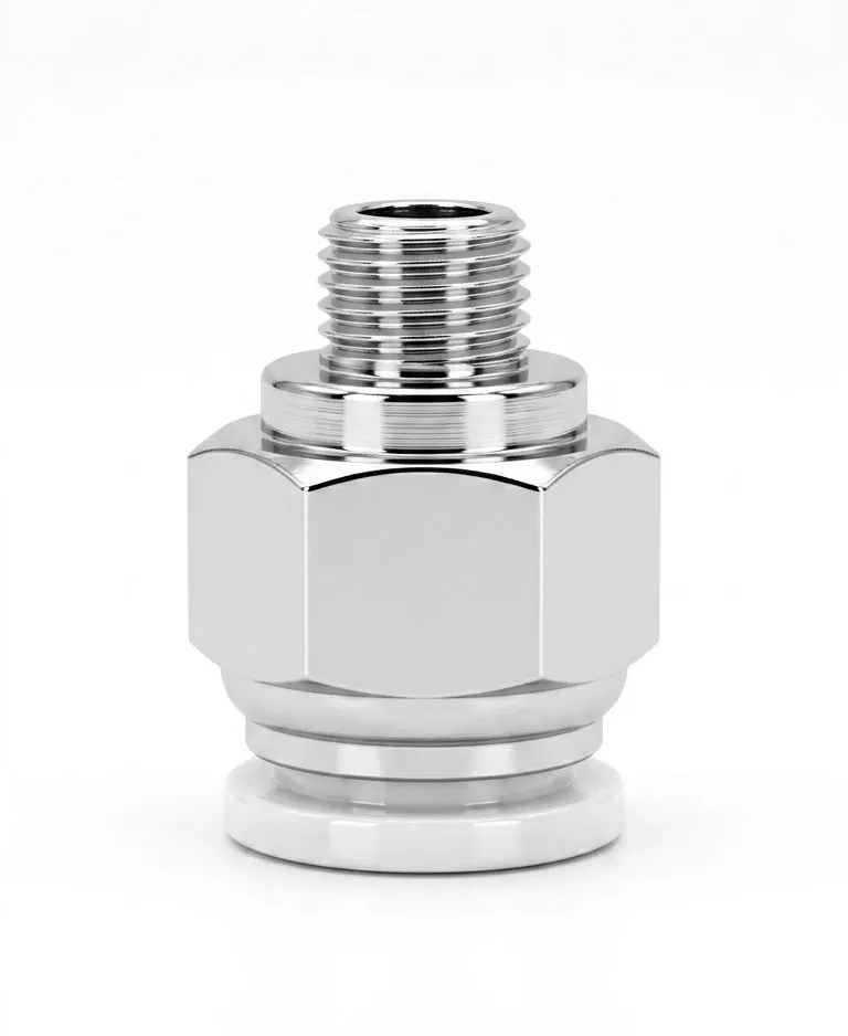 AIRMIXS PC 12-01 Metric Male Straight Pneumatic Push-In Fitting
