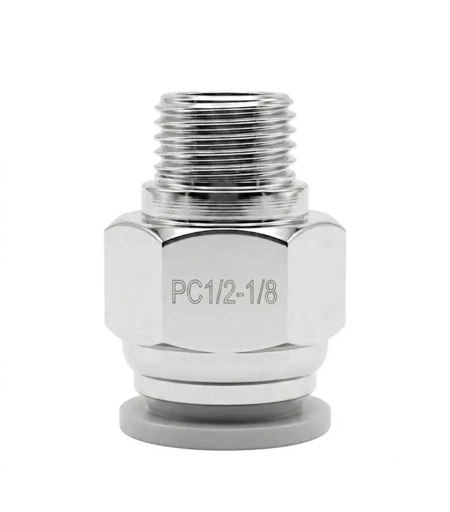 [PC1/2-1/2] PC1/2-1/2 AIRMIXS Straight Male Push-to-Connect Pneumatic Air Fitting 1/2" Tube OD x 1/2" NPT Male