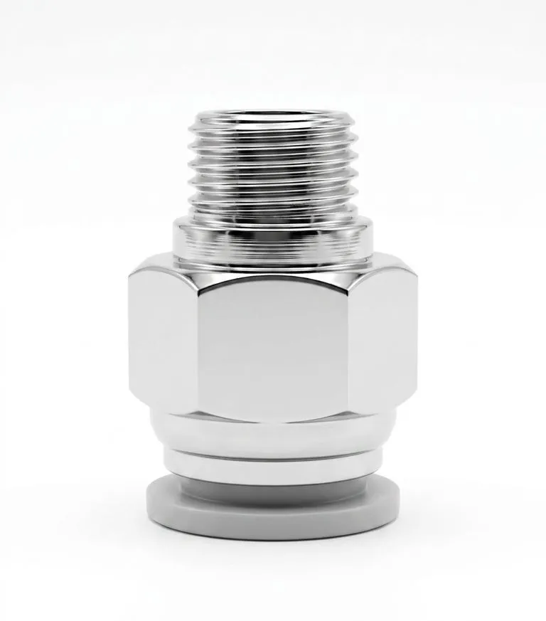 AIRMIXS PC-1/2-1/4 Male Straight Pneumatic Push-In Fitting