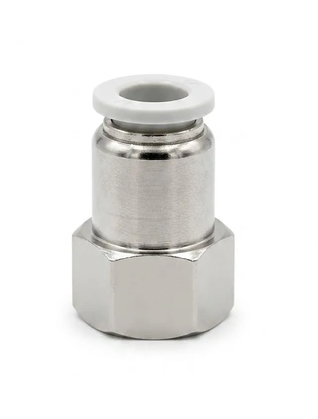 PCF10-03 AIRMIXS Female Straight One-Touch Pneumatic Fitting