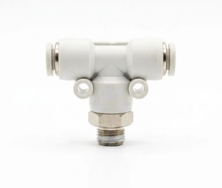 PB04-M6 AIRMIXS Push-in Pneumatic Male Branch Tee Fitting