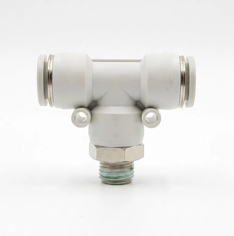PB12-02 AIRMIXS Push-in Pneumatic Male Branch Tee Fitting