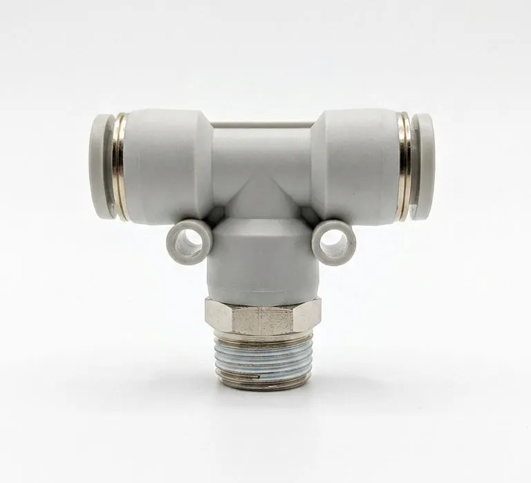PB10-03 AIRMIXS Push-in Pneumatic Male Branch Tee Fitting