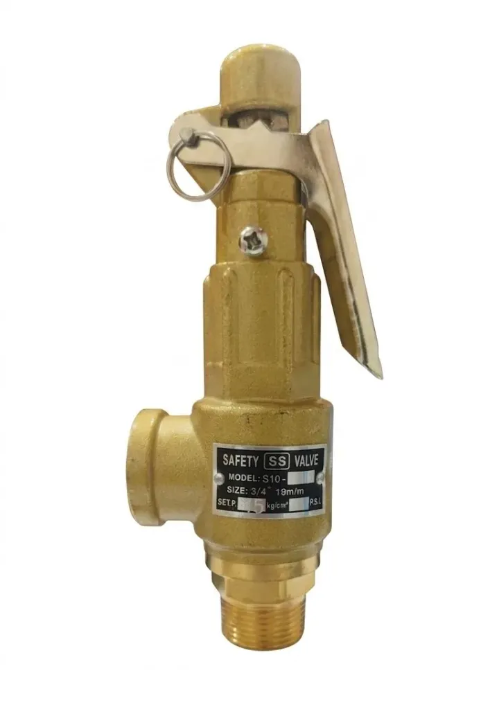 [S10-LT 3/4 (15 BAR)] S10-LT 3/4"AIRMIXS(15 Bar) Safety Relief Valve with Manual Lever