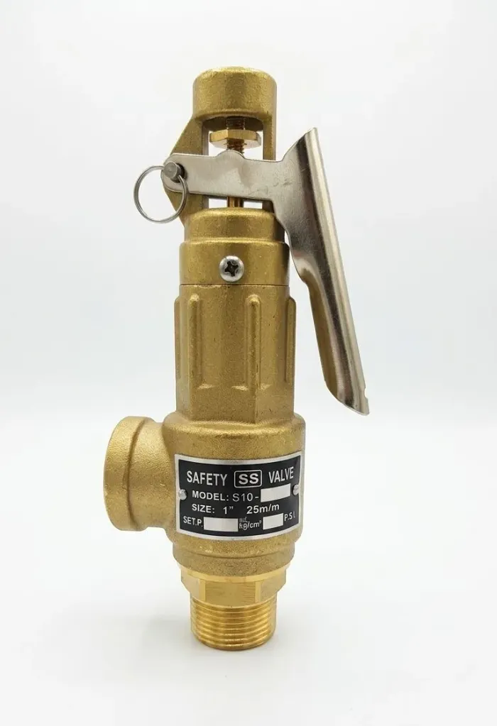 AIRMIXS S10LT 1" Bronze Safety Relief Valve with Lever (15 BAR)