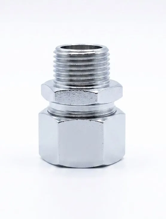 AIRMIXS BC16-03 Heavy-Duty Brass Compression Fitting