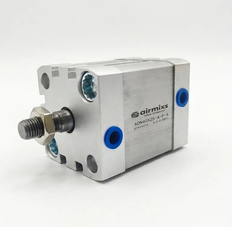 ADN-40-25-A-P-A AIRMIXS Compact Pneumatic Cylinder (40mm Bore, 25mm Stroke)