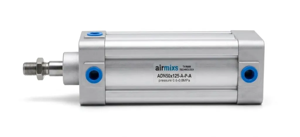 ADN-50-125-A-P-A AIRMIXS Compact Pneumatic Cylinder (50mm Bore, 125mm Stroke)