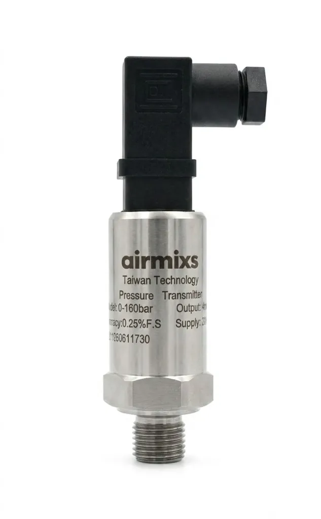 [AIR0160420] AIRMIXS Pressure Transmitter 0-160 Bar, 4-20mA Output, 1/4" Thread