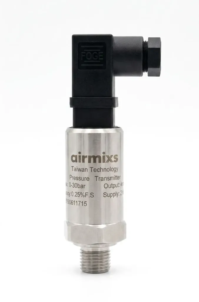 [AIR030420] AIRMIXS Pressure Transmitter 0-30 Bar, 4-20mA Output, 1/4" Thread