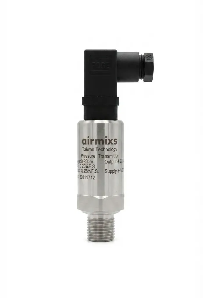 [AIR025420] AIRMIXS Pressure Transmitter 0-25 Bar, 4-20mA Output, 1/4" Thread