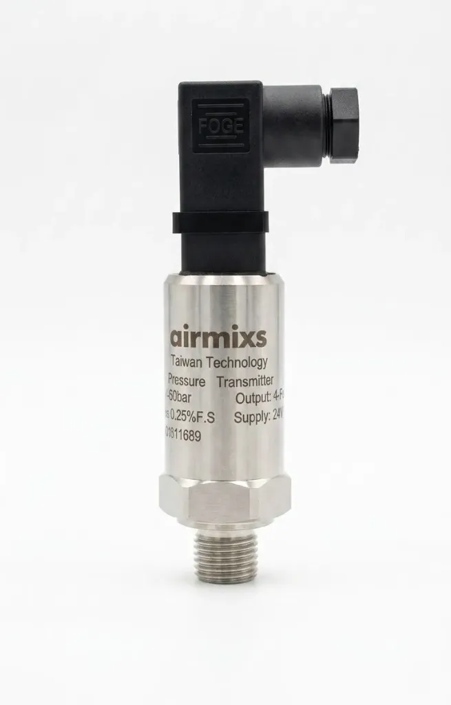 [AIR05420 1/4] AIRMIXS Pressure Transmitter 0-5 Bar, 4-20mA Output, 1/4" Thread