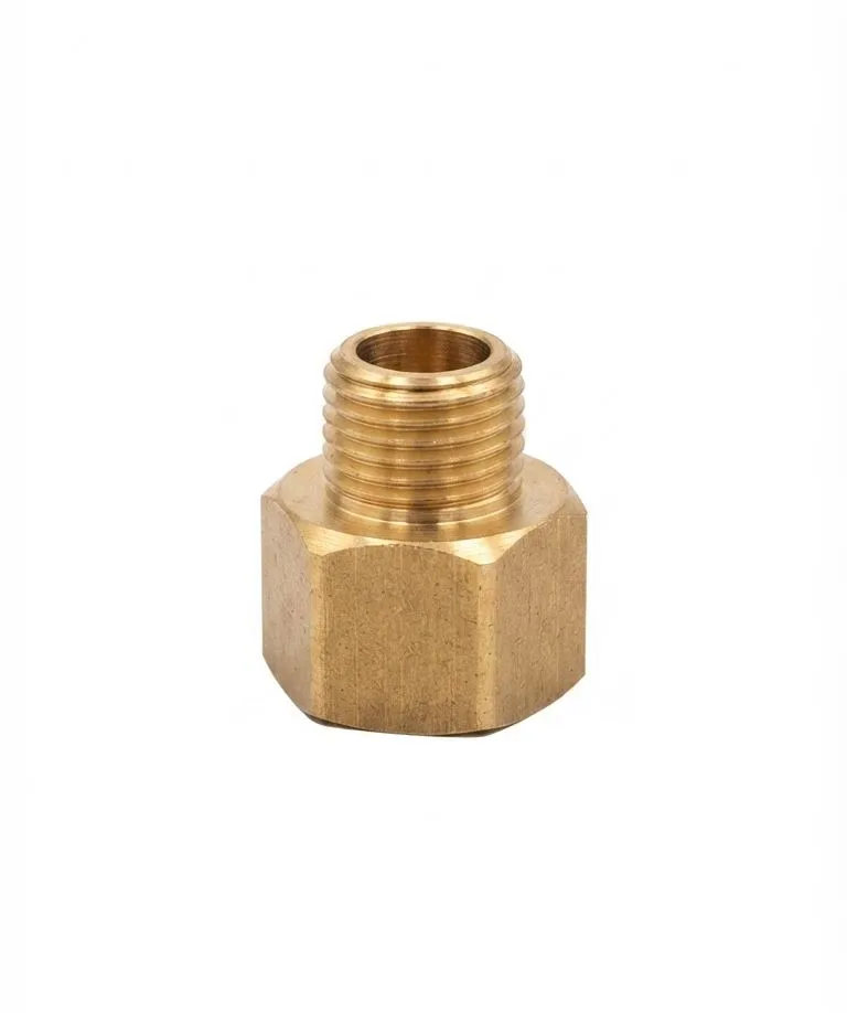 [J-A105] J-A105 AIRMIXS Brass Hexagon Adapter Male 1/8" NPT to Female 1/4" NPT