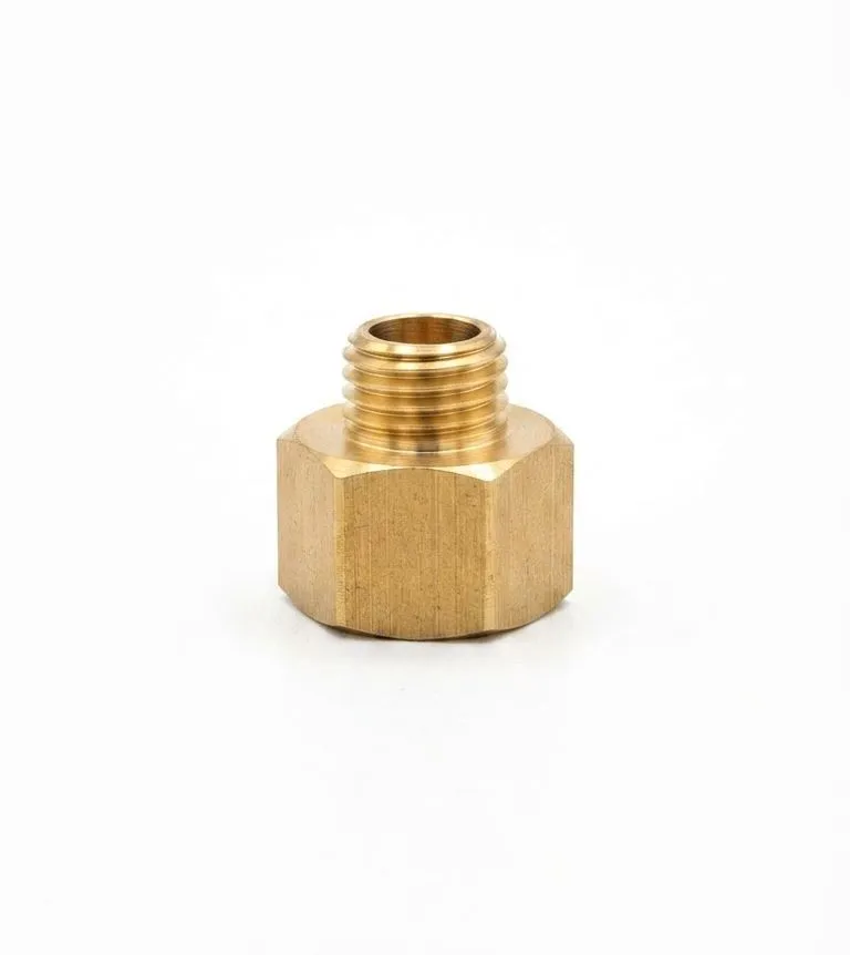 [J-A106] J-A106 AIRMIXS Brass Hexagon Adapter Male 1/8" NPT to Female 1/4" NPT