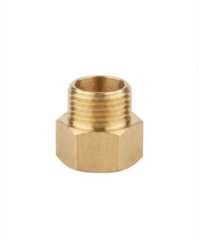 [J-A103] J-A103 AIRMIXS Brass Hexagon Adapter Male 3/8" NPT to Female 3/8" NPT