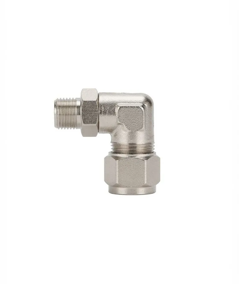 [TKT-PL6-01] TKT-PL6-01 AIRMIXS Pneumatic 90° Male Elbow Compression / Push-In Fitting 6mm Tube × R1/8" Male Thread