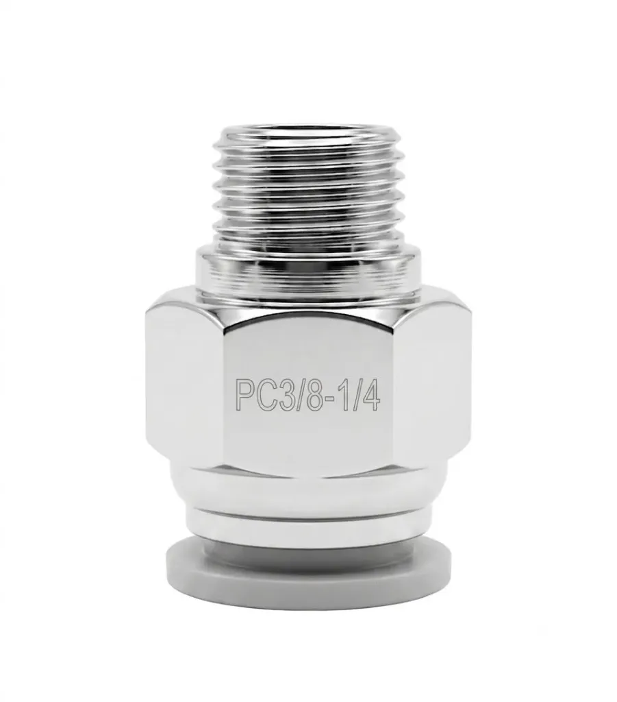 [PC3/8-1/4] PC3/8-1/4 AIRMIXS Straight Male Push-to-Connect Pneumatic Air Fitting 3/8" Tube OD x 1/4" NPT Male