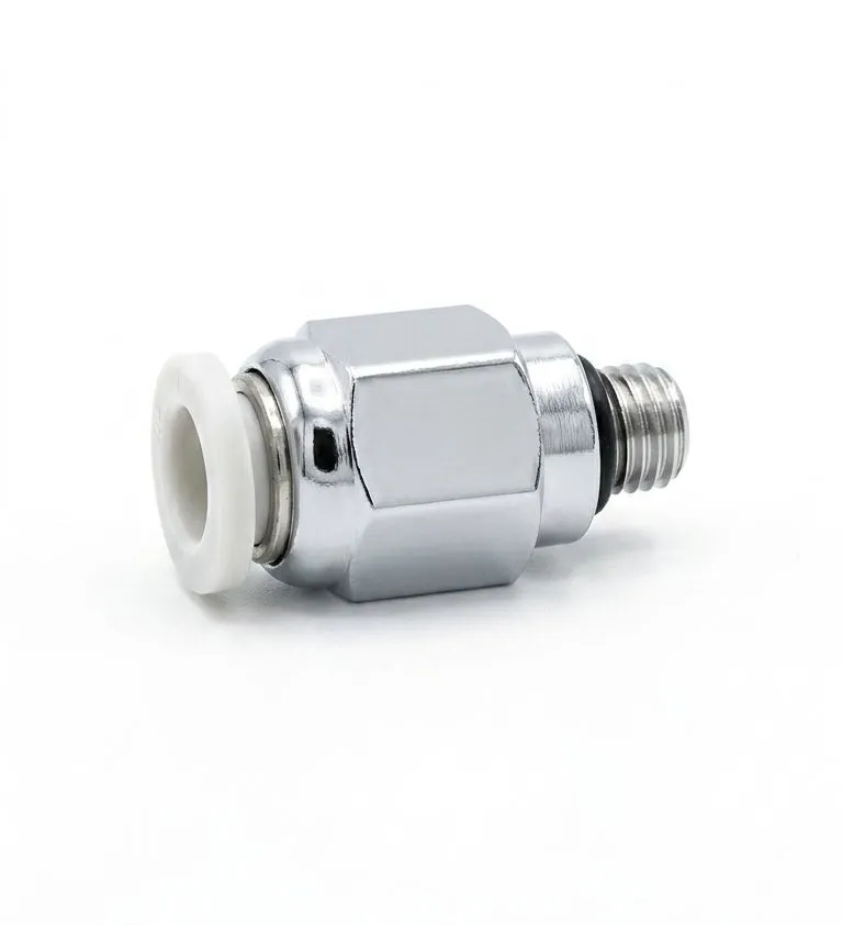 [PC04-M5] PC04-M5 AIRMIXS Pneumatic Straight Male Connector Push-in Fitting 4mm OD Tube x M5 Male Thread
