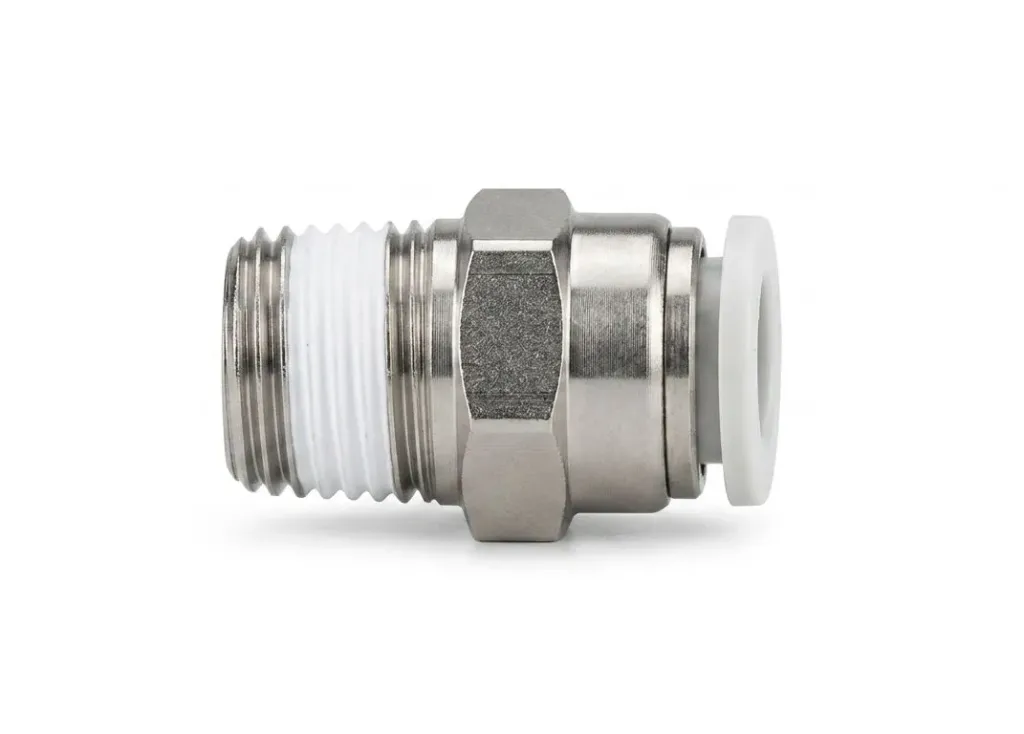 [PC14-02] PC14-02 AIRMIXS Male Straight Push-In Pneumatic Fitting 14mm OD Tube x 1/4" BSPT Thread
