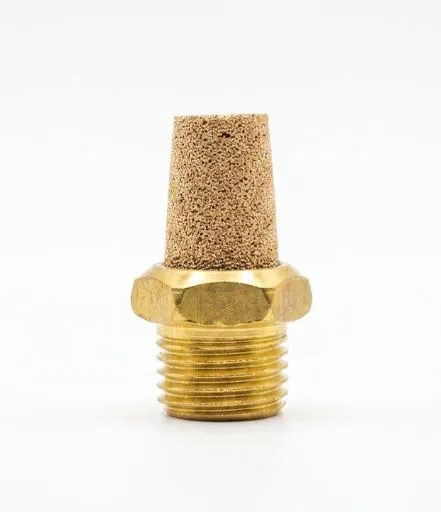 BSL04 AIRMIXS Standard Pneumatic Silencer / Sintered Bronze Exhaust Muffler 1/2" Male Thread