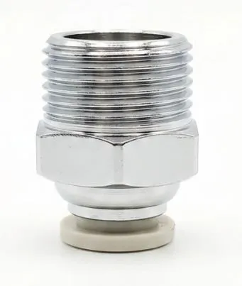 [PC5/16-3/8] PC5/16-3/8 AIRMIXS Push-in Male Straight Pneumatic Fitting 5/16" OD Tube x 3/8" NPT Male Thread