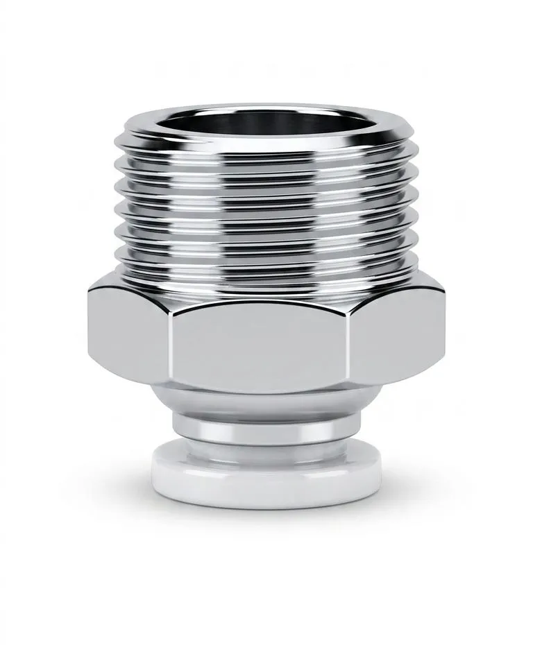 PC5/16-1/4 AIRMIXS Push-in Male Straight Pneumatic Fitting 5/16" OD Tube x 1/4" NPT Male Thread
