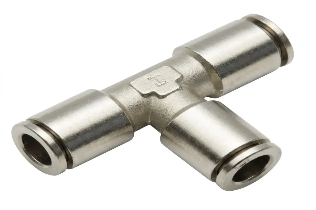 MPE16 AIRMIXS Metal Push-in Union Elbow Pneumatic Fitting – 16mm Outer Diameter Tube to Tube