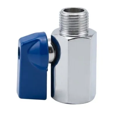 J-B010 1/2" AIRMIXS Stainless Steel 304 Male x Female Mini Ball Valve