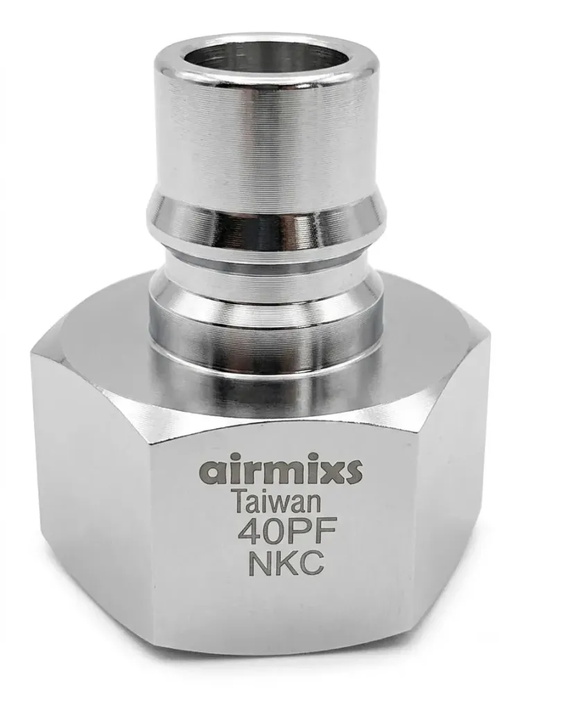 [600PF 3/4"] 600PF 3/4" AIRMIXS High-Flow Female Thread Quick Coupler Plug / Nipple