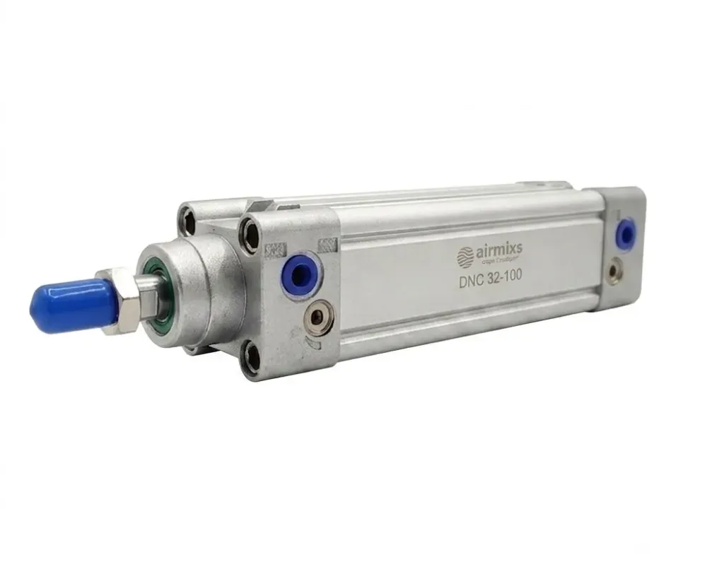 DNC32-100 AIRMIXS Standard Pneumatic Cylinder 32mm Bore, 100mm Stroke, ISO 15552