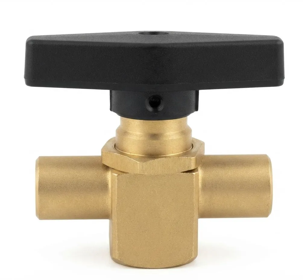 [J-B047/1] J-B047/1 AIRMIXS F1/4×F1/4×F1/4 Pneumatic Adapter / Fitting